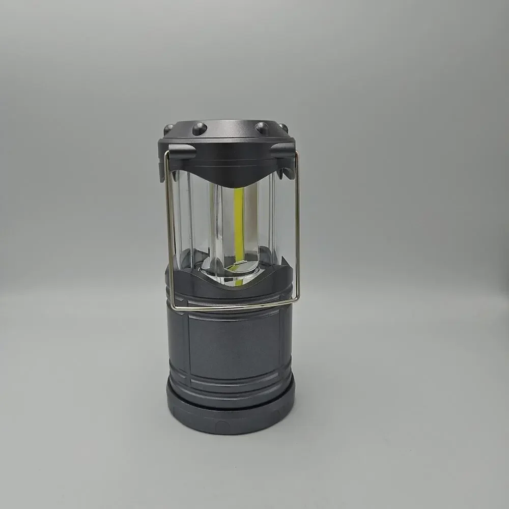 Ultra Bright Collapsible COB Lamp LED Camping COB Light Battery Included Lantern
